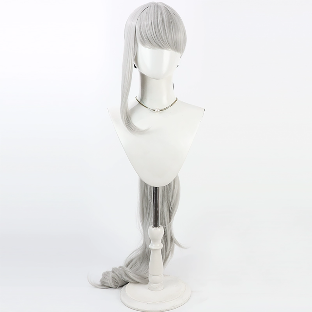 The Hundred Line -Last Defense Academy-Tsubasa Kawana White Cosplay Wig